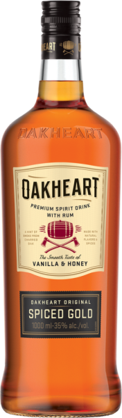 Коктейль Oakheart Original Spiced Gold Бакарди с ромом 1л 35%